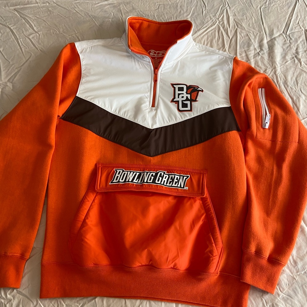 Bowling Green Falcons half zip sweat shirt